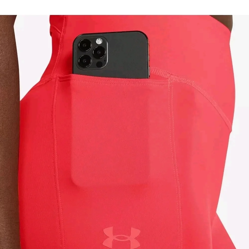 UNDER ARMOUR Flyfast Elite Ankle 7/8 Tights, Size XL, Pink/Orange, NWT - Picture 6 of 14